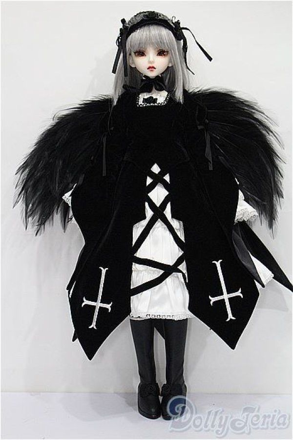 画像7: ローゼンメイデン/水銀燈 キャストドール　DOLKコラボ S-25-11-16-300-TO-ZS (7)