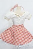 画像3: DD/OF：ピンクチェックフレアスカートセット S-25-12-07-077-TO-ZS (3)