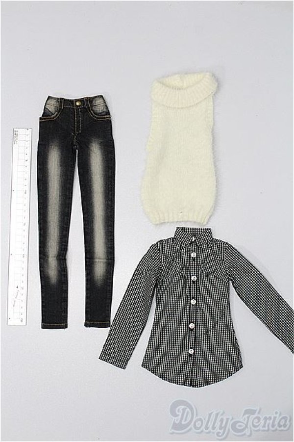 画像5: DD/OF:ホワイトモヘアホルターネックセット S-26-01-11-324-TO-ZS (5)