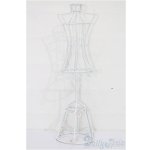 画像: 30cmドールサイズ/ワイヤートルソー S-26-01-11-303-TO-ZS