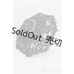 画像: SD/ドルフィー用エレガントノワールレース日傘 S-26-02-08-161-TO-ZS