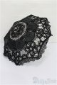 画像: SD/ドルフィー用エレガントノワールレース日傘 S-26-02-08-161-TO-ZS