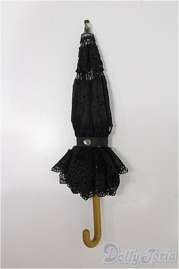 画像3: SD/ドルフィー用エレガントノワールレース日傘 S-26-02-08-161-TO-ZS (3)