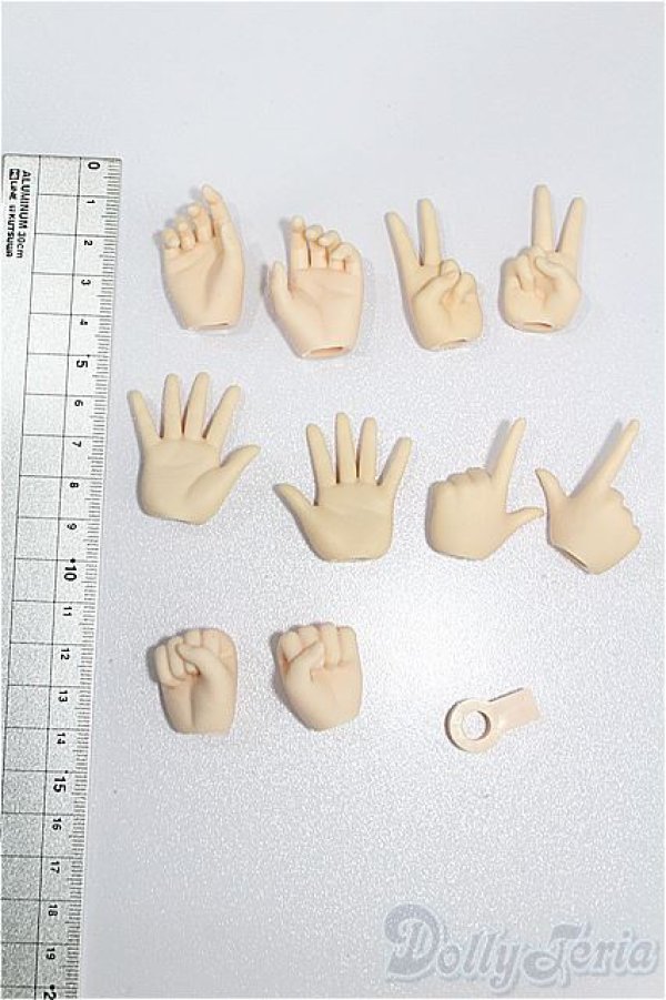 画像2: オビツ50/交換用手 ハンドパーツ：azoneアイリスコレクトプチ等 S-26-02-08-309-TO-ZS (2)