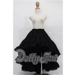 画像: SD/OF:プリンセスぽんぽんパニエ（黒）・ミニ S-26-03-01-125-TO-ZS