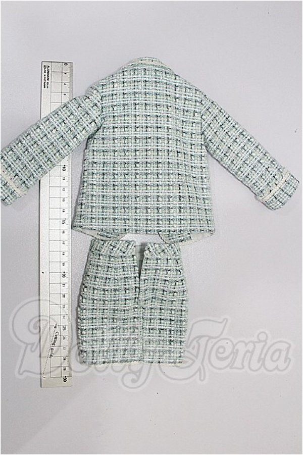 画像2: MSD/OF：ツイードセットアップコーデ（ミント）・ミニ S-26-03-22-292-TO-ZS (2)