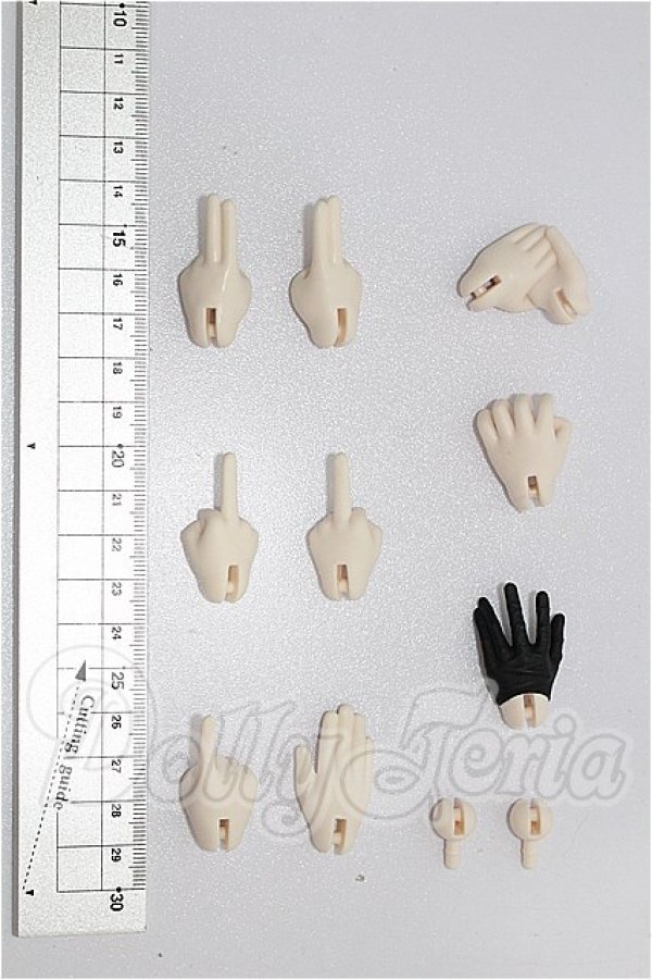 画像2: 30ｃｍドール/ハンドパーツ S-26-04-05-336-TO-ZS (2)