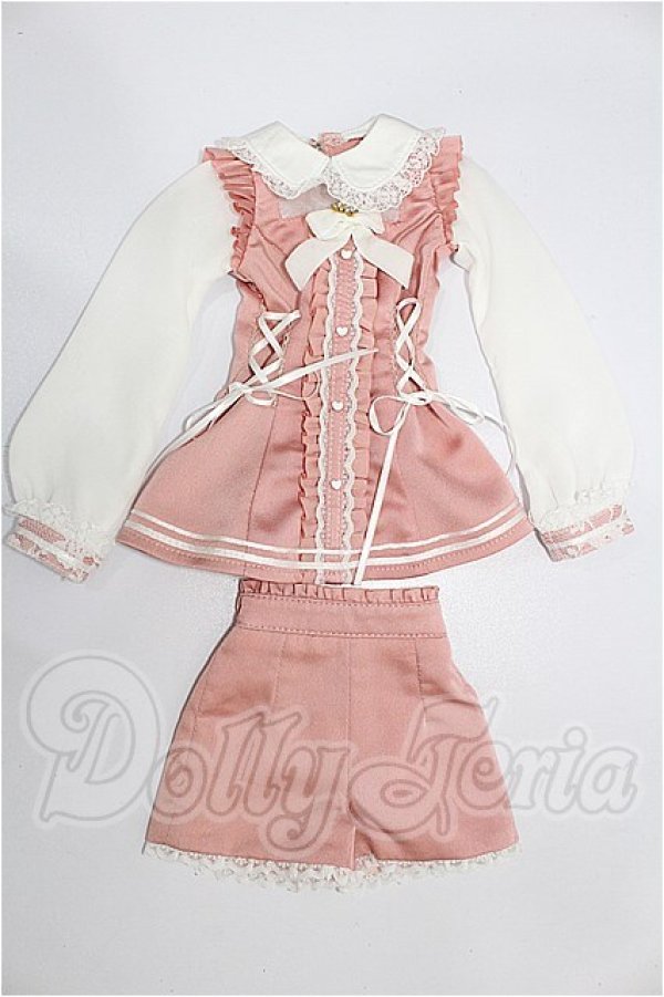 画像1: SD/OF:ドーリィ・パルフェパンツコーデ（白×桃） S-26-04-05-149-TO-ZS (1)