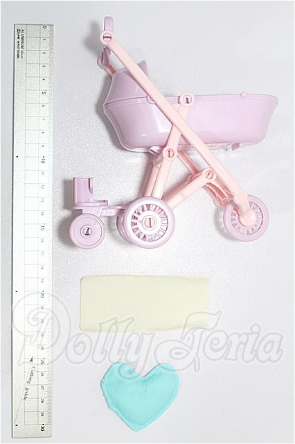 画像3: リカちゃん/みつごのあかちゃん ベビーカー S-26-04-19-132-TO-ZS (3)