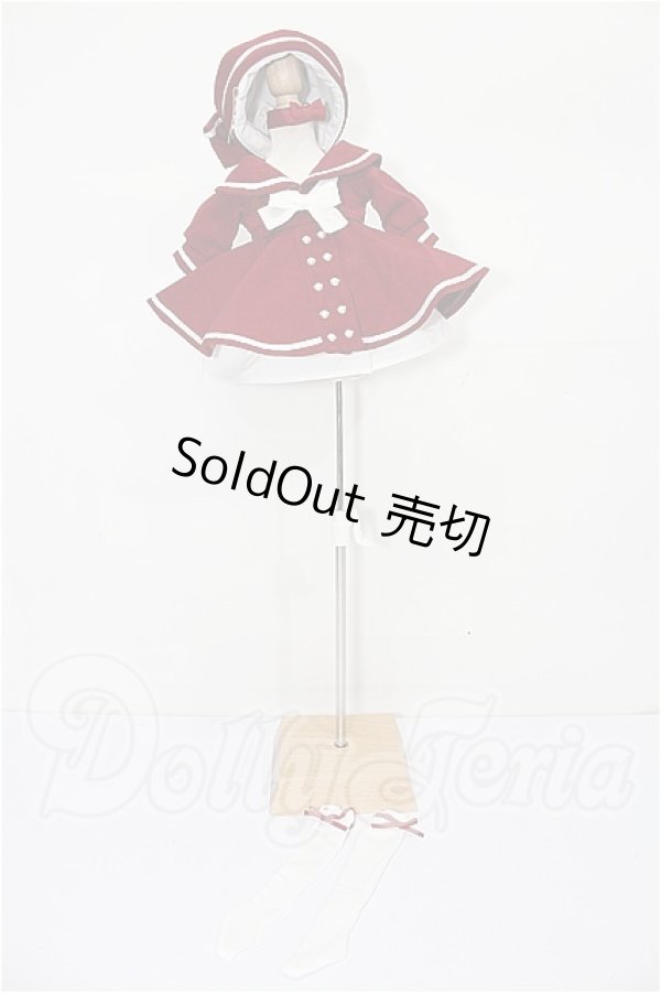 画像1: MSD/OF:セーラースタイルワンピース(エンジ)・ミニ S-26-04-19-151-TO-ZS (1)