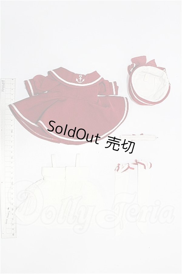 画像6: MSD/OF:セーラースタイルワンピース(エンジ)・ミニ S-26-04-19-151-TO-ZS (6)