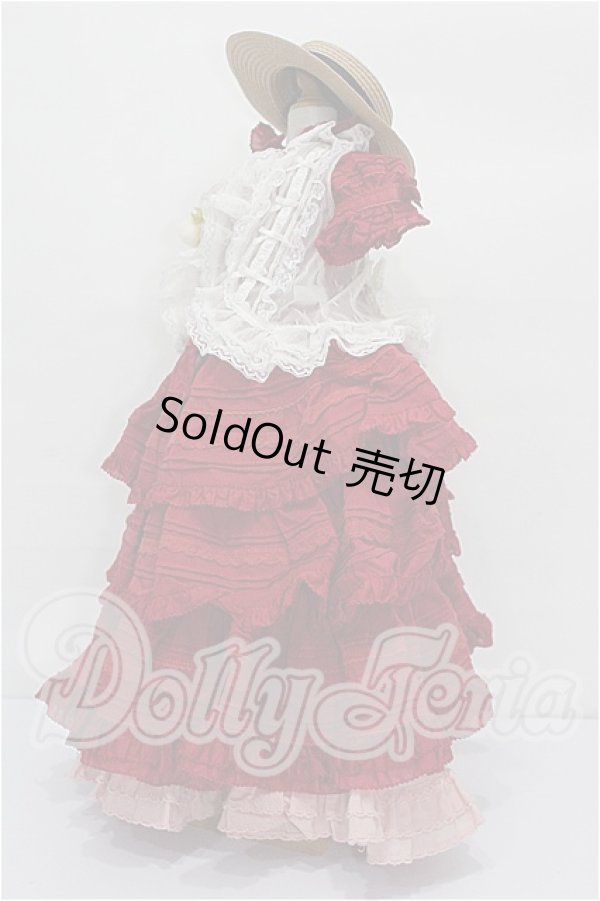 画像2: SD/OF:PINK HOUSE 「赤ローンワンピースコーデセット」 S-26-08-30-206-TO-ZS (2)