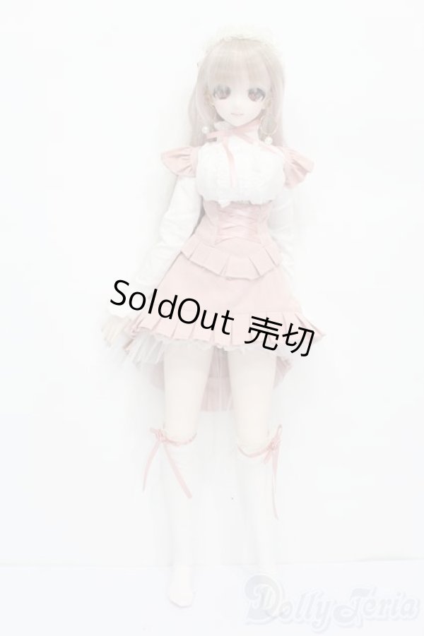 画像4: DDdy/DDH-09:カスタムヘッド(アイ+ピアスx3ペア付)+ウィッグ(少々乱れ)+ボディ+スワローテイルメイドセット一部(ピンク/ボークス) S-25-06-22-594-YB-ZS (4)