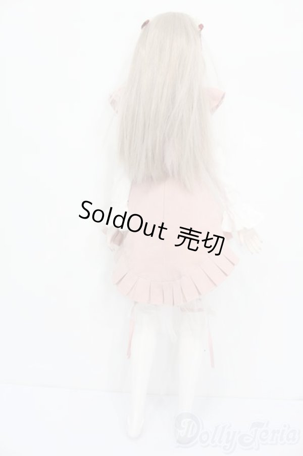 画像5: DDdy/DDH-09:カスタムヘッド(アイ+ピアスx3ペア付)+ウィッグ(少々乱れ)+ボディ+スワローテイルメイドセット一部(ピンク/ボークス) S-25-06-22-594-YB-ZS (5)