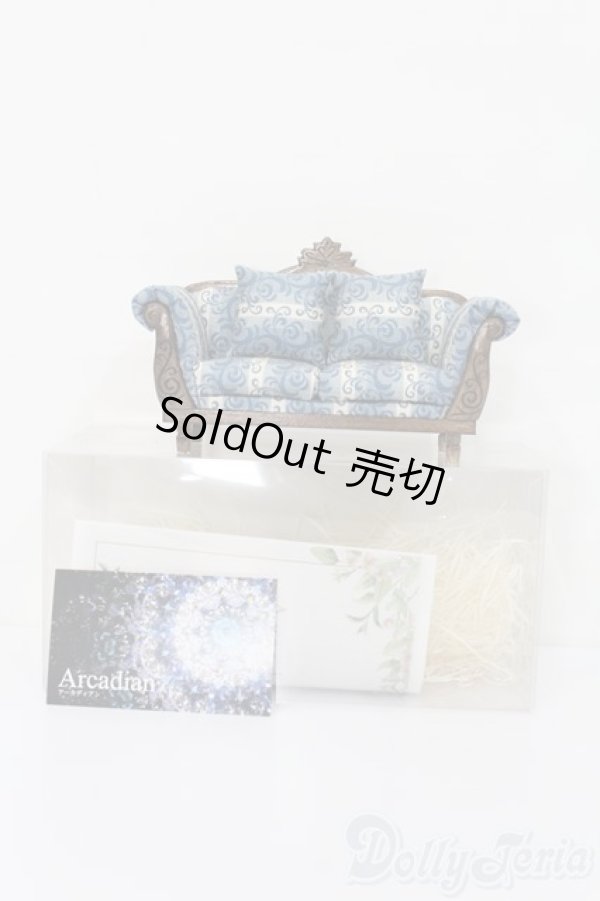 画像4: 1/12ドール/Arcadian様製ソファ S-25-08-10-360-GN-ZS (4)