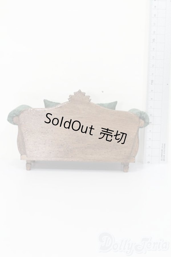 画像3: 1/12ドール/Arcadian様製ソファ S-25-11-16-457-GN-ZS (3)