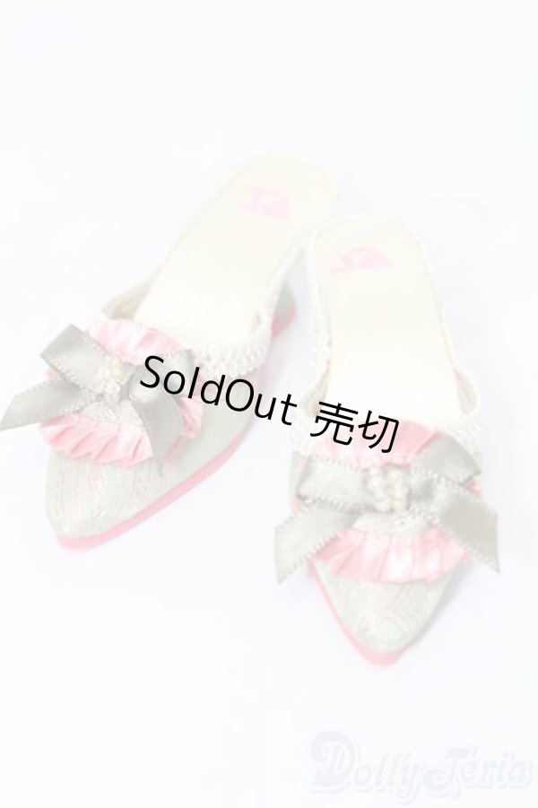 画像1: SD/OF:SD Rococo Olive Greenミュール S-25-03-09-492-GN-ZS (1)