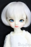 画像1: 【DOLK×BJD CROBI】White Cat Tori Girl -Limited- S-25-04-20-538-GN-ZS (1)