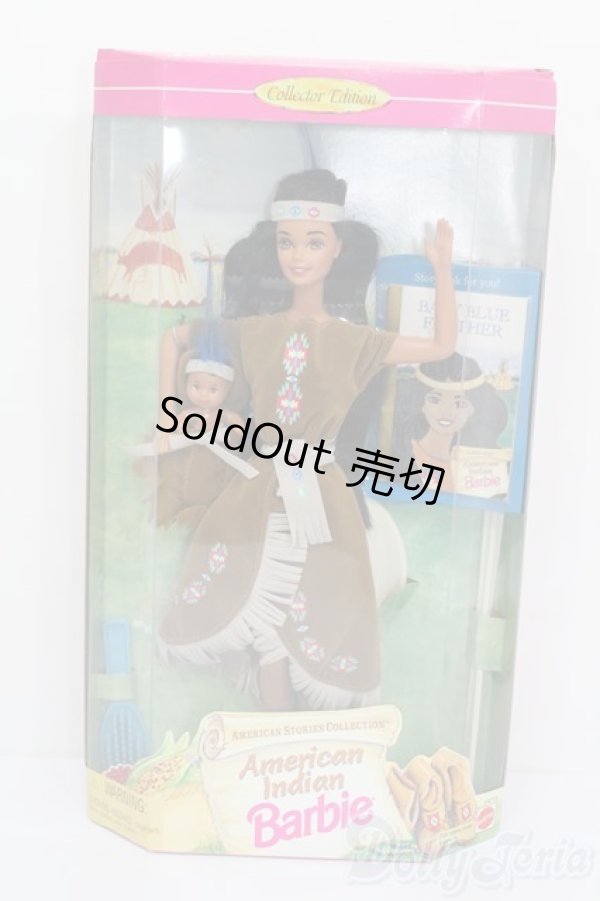 画像2: マテルバービー/アメリカンストーリーズコレクション アメリカンインディアン American Indian Barbie S-25-10-05-486-GN-ZS (2)