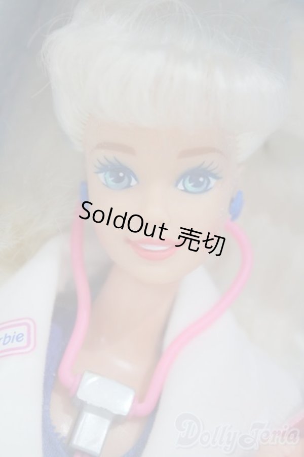 画像1: 【新宿マルイアネックス店 店頭販売商品】マテルバービー/Dr. Barbie Doll Hear Baby's Heartbeat Stethoscope Blonde Baby 2100150000005549-ZM (1)