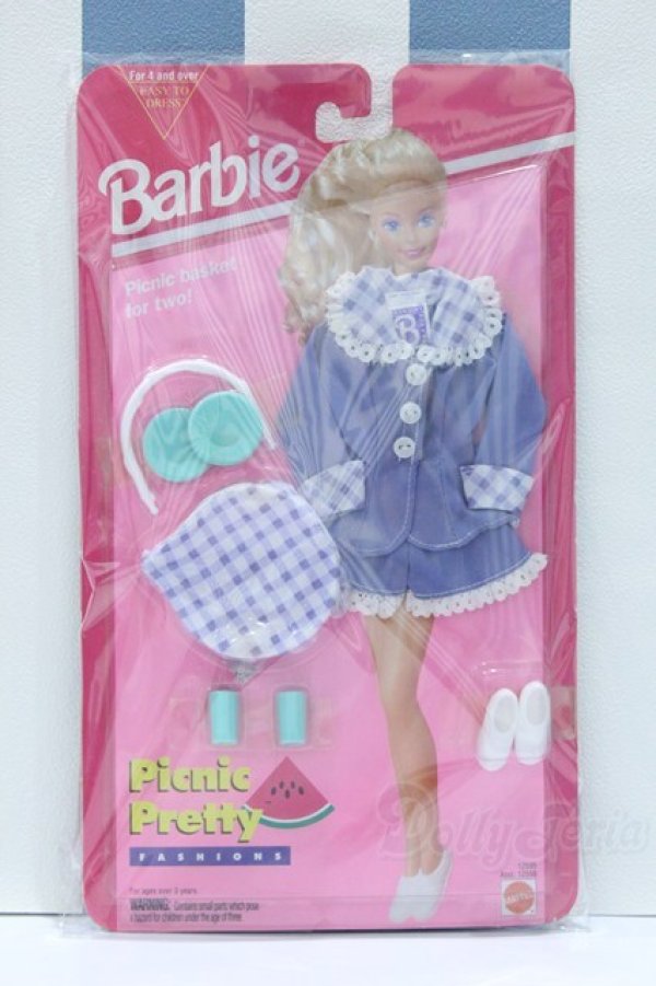 画像1: 【新宿マルイアネックス店 店頭販売商品】マテルバービー/Barbie Picnic Pretty Fashions 1994 Purple Mattel 12595 NRFB 2100150000005603-ZM (1)