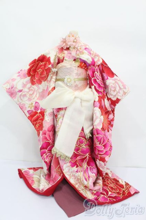 画像1: DD/OF:花凛様製正絹着物 S-25-04-20-590-GN-ZS (1)