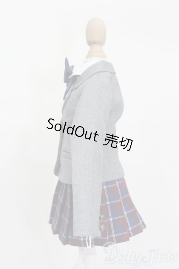 画像2: MDD/OF:ブレザー制服セット（グレー）・ミニ S-25-05-11-589-GN-ZS (2)
