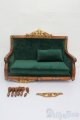 画像: MSD/Armati Doll Furniture製ソファ S-25-04-06-203-GN-ZS
