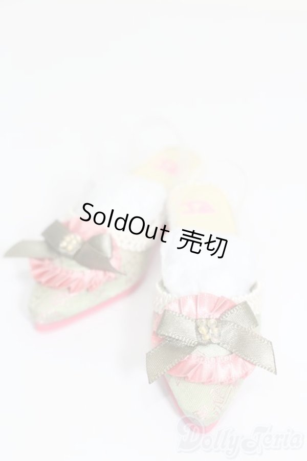 画像1: SD/OF:SD Rococo Olive Green ミュール S-25-05-25-369-GN-ZS (1)