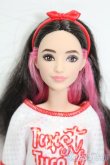 画像1: マテルバービー/HRH12バービー65 ファッショニスタ　Tシャツワンピース S-25-03-30-178-GN-ZS (1)