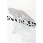 画像: SD/ドルフィー用エレガントノワールレース日傘 U-25-08-26-098-GN-ZU