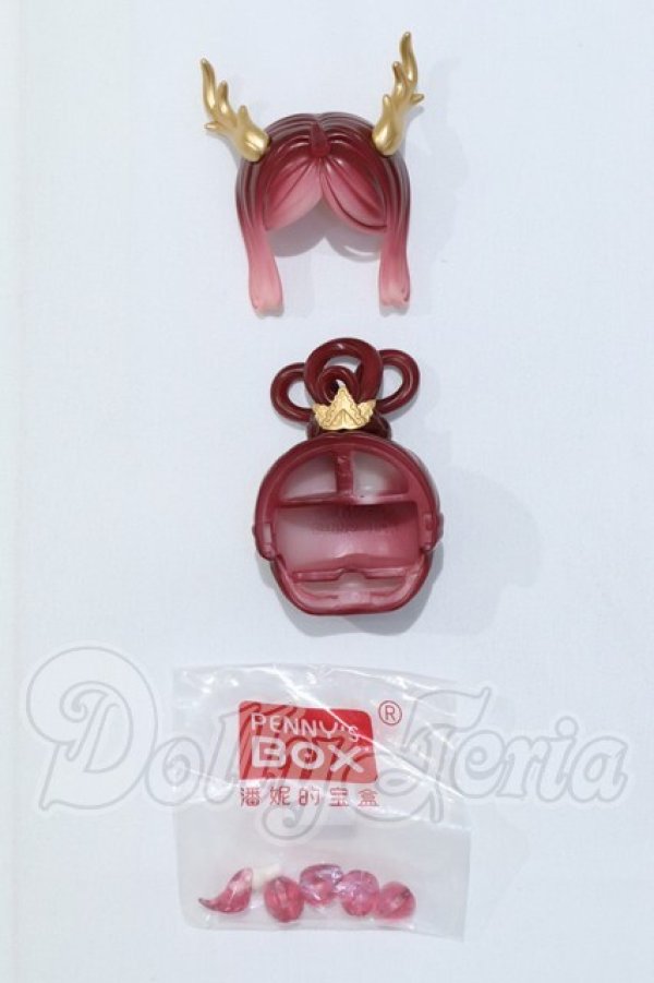 画像1: ANTU(アンティーユ)/??鹿鳴:中国敦煌九色鹿/仙楽　ヘアパーツ・足・尻尾パーツ S-26-04-19-071-GN-ZS (1)