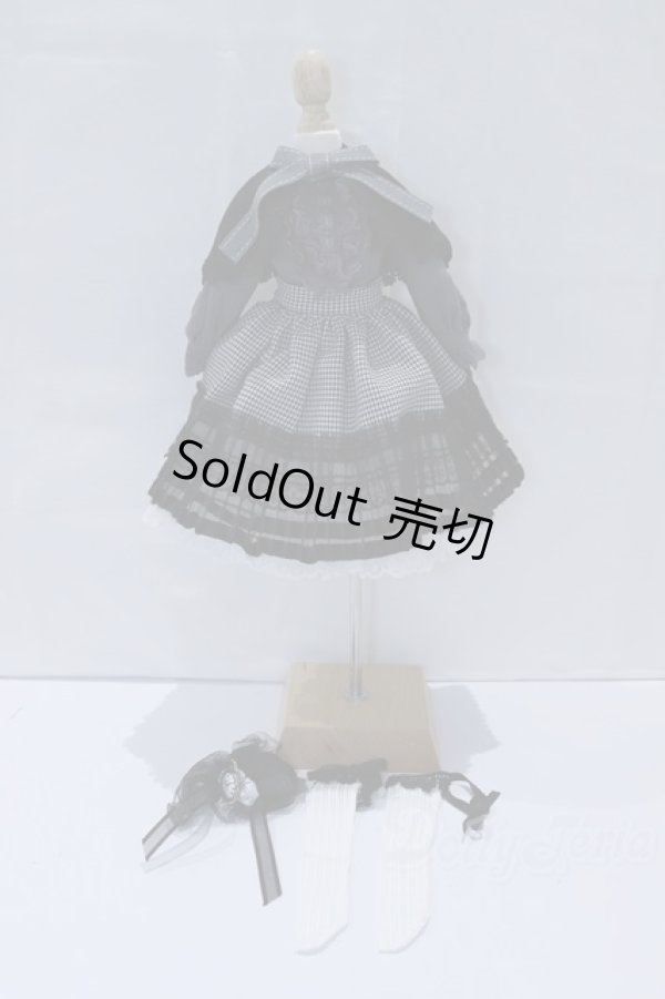 画像1: SDM＆MSD/OF:LolitaHoundstooth_monotone S-26-05-31-386-GN-ZS (1)