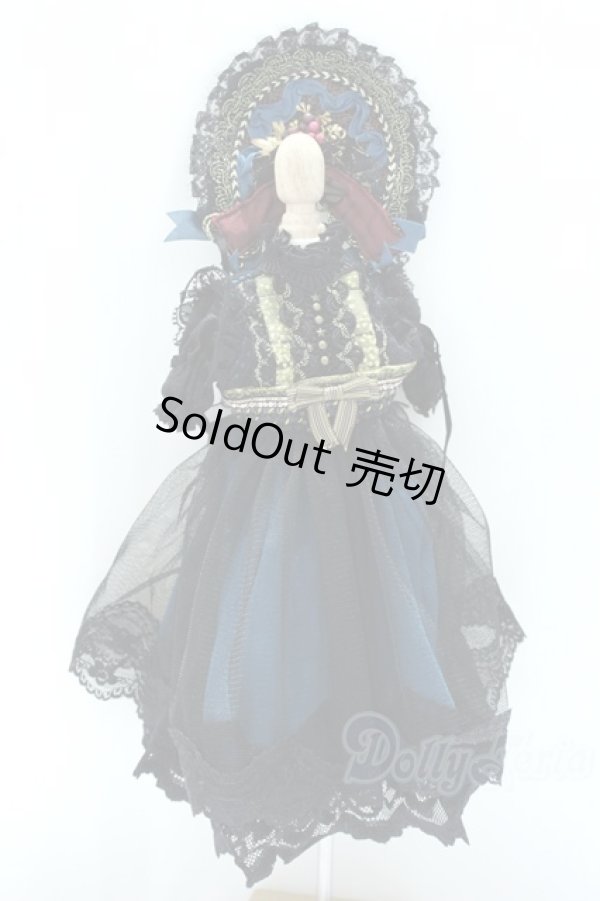 画像1: SDM＆MSD/OF:アフタヌーンドレス 孔雀青 童話館MotherGoose様 S-26-03-01-322-GN-ZS (1)