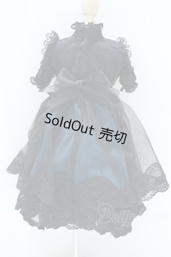 画像3: SDM＆MSD/OF:アフタヌーンドレス 孔雀青 童話館MotherGoose様 S-26-03-01-322-GN-ZS (3)