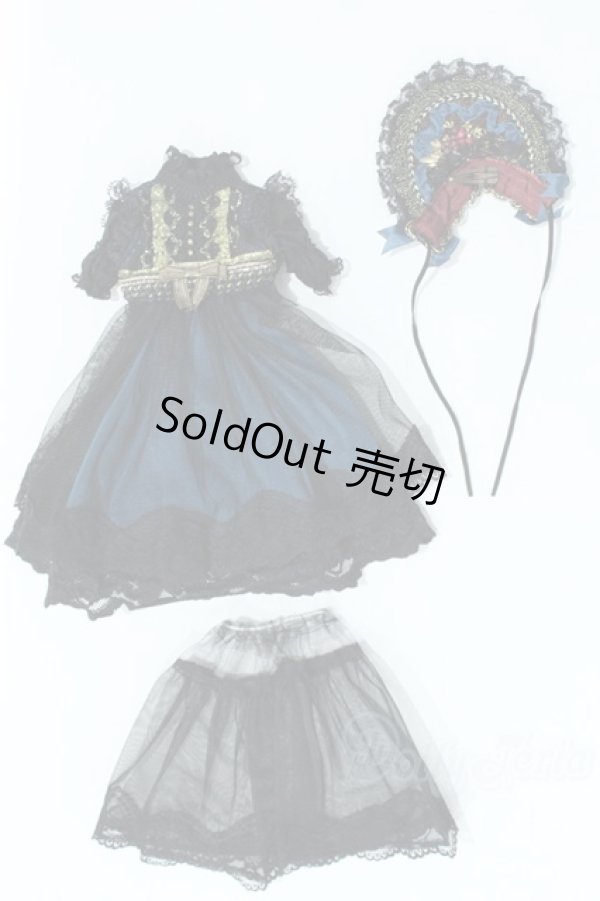 画像5: SDM＆MSD/OF:アフタヌーンドレス 孔雀青 童話館MotherGoose様 S-26-03-01-322-GN-ZS (5)