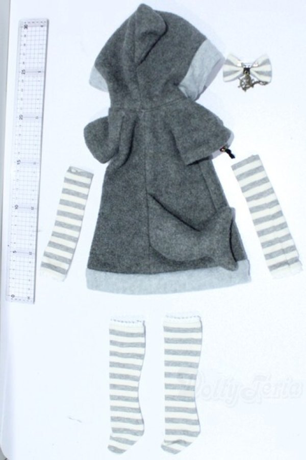 画像2: MDD/OF:さめパーカーワンピースセット cloth-lab.様製 S-25-11-09-540-GN-ZS (2)