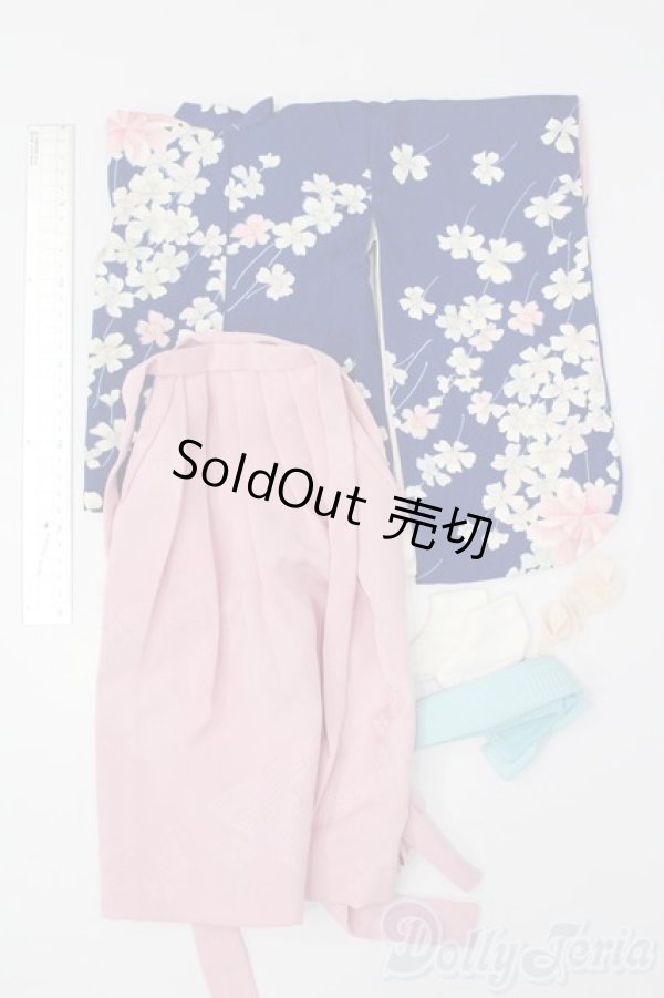 画像2: 60cmサイズドール/OF:着物 袴 S-26-01-25-486-GN-ZS (2)