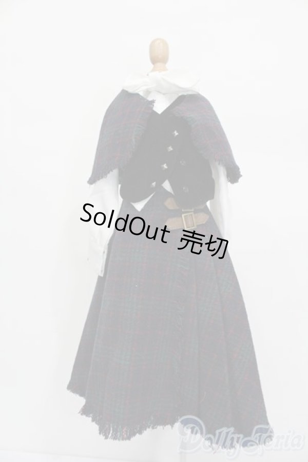 画像1: SD/OF:タータンスカートスタイル S-25-11-30-380-GN-ZS (1)