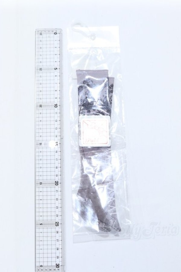 画像2: MSD/OF:レースアップ柄ソックス(灰)・ミニ S-26-01-11-041-GN-ZS (2)