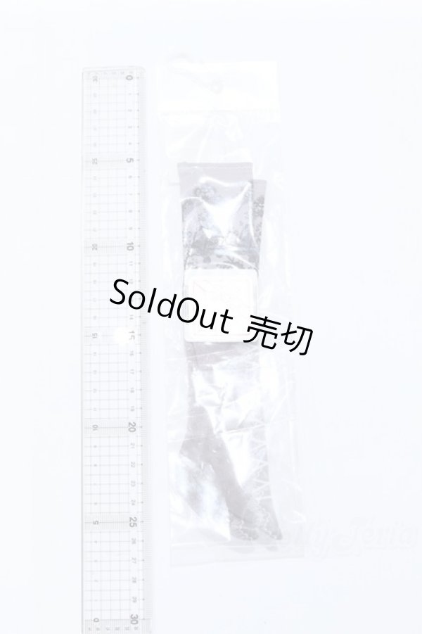 画像2: MSD/OF:レースアップ柄ソックス(灰)・ミニ S-26-01-11-041-GN-ZS (2)