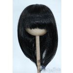 画像: 8-9inch/オビツ製ウィッグ:新セミロング ブラック Y-25-11-26-104-GN-ZY