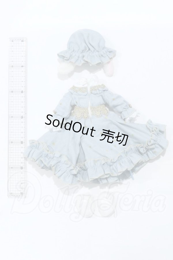 画像2: 30cmサイズドール/OF:ダブルガーゼナイトドレス セット 『月見る羊』 しゅがりぃ りずむ様製 S-26-05-31-578-GN-ZS (2)