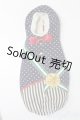 画像: 幼SD/マトリョーシカ ちびドレス(紺ドット) S-25-08-10-298-GN-ZS