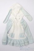 画像1: azone/OF:AZO2バニーパーカーワンピースII ホワイト x ライトブルー S-25-08-24-192-GN-ZS (1)