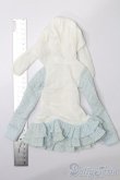 画像2: azone/OF:AZO2バニーパーカーワンピースII ホワイト x ライトブルー S-25-08-24-192-GN-ZS (2)