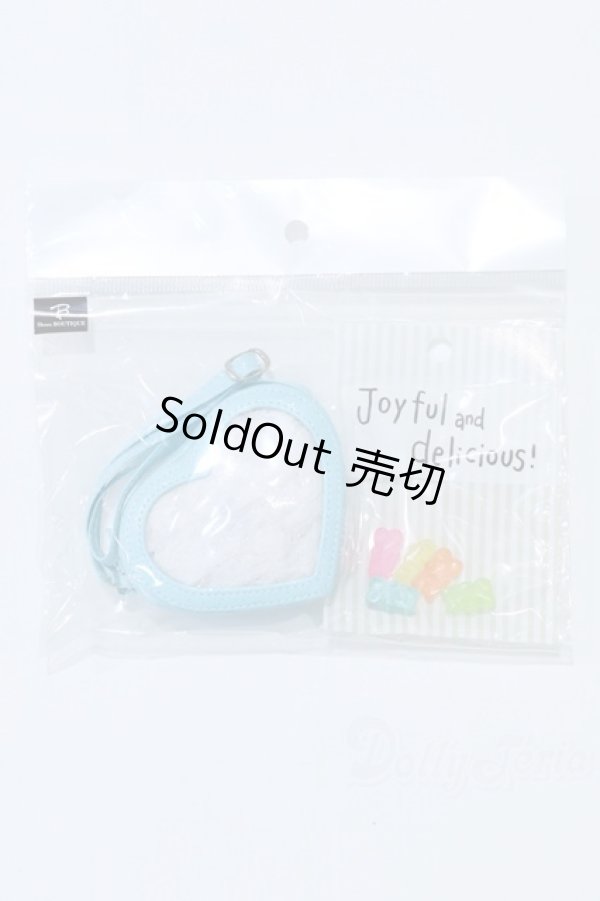 画像1: SD/OF:ハートクリアバッグ(ライトブルー)&グミセット S-26-01-11-078-SK-ZS (1)
