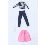 画像: リカちゃん/OF:VERYコラボ コーディネートリカちゃん ボーダーニットセット S-26-01-11-075-SK-ZS