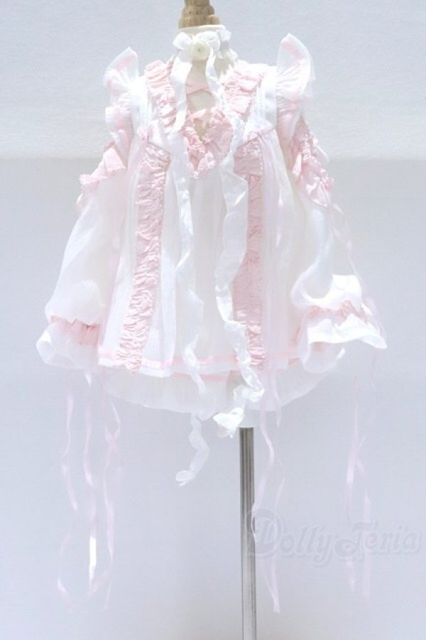 画像1: MDD/OF:CloudDoll製 天使のロリータフリルドレス S-26-01-25-074-SK-ZS (1)