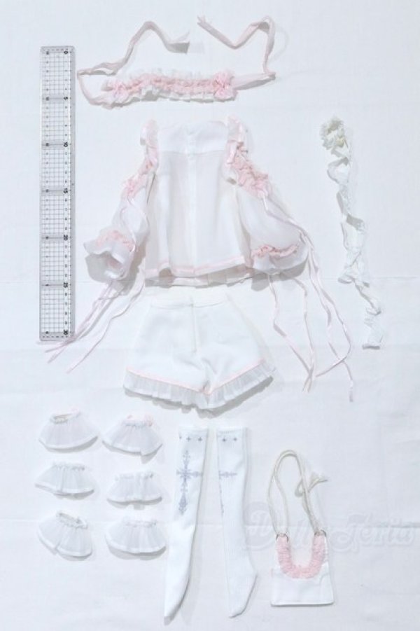画像6: MDD/OF:CloudDoll製 天使のロリータフリルドレス S-26-01-25-074-SK-ZS (6)